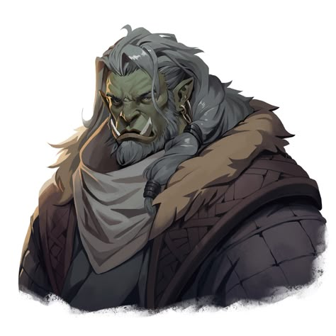 Handsome Half Orc, Dnd Orc Male, Half Orc Dnd Male, Orc Blacksmith, Orc Character Art, Dnd Character Portraits, Half Orc Dnd, Dnd Oc Male, Dnd Half Orc