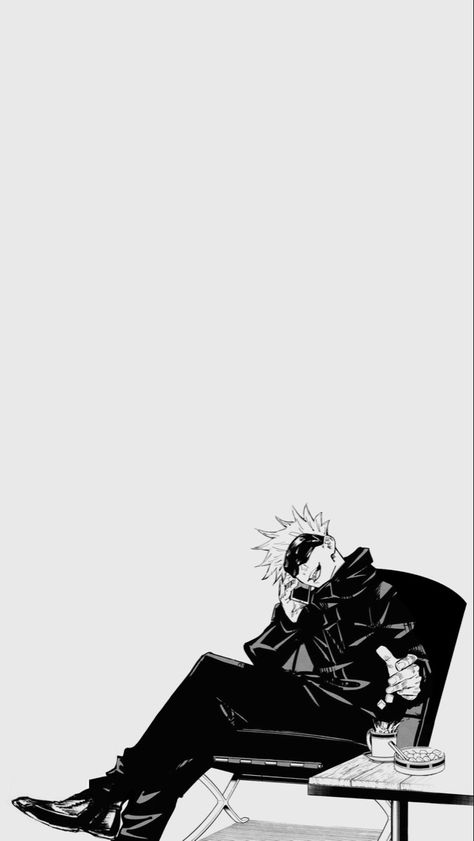 Goji Wallpaper, Goji Satoru Wallpaper, Gojo Satoru Manga Wallpaper, Goji Satoru, S Wallpaper, Doodle Tattoo, Bleach Manga, Anime Background, Jujutsu Kaisen