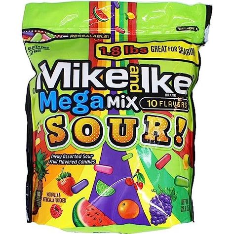 https://amzn.to/3KGVtzk Mike And Ike, Sour Fruit, Swedish Fish, Snack Cups, Chewy Candy, Sour Patch Kids, Sour Patch, Snack Packs, Sour Candy