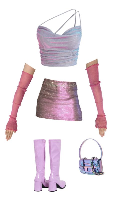 Purple Club Outfit, Euphoria Dresses Party Purple, Cat From Euphoria Outfits, Maddy Purple Outfit, Maddie Euphoria Purple Outfit, Pink Fairy Outfit, Cassie Pink Dress Euphoria, Euphoria Outfits, Fairy Outfit