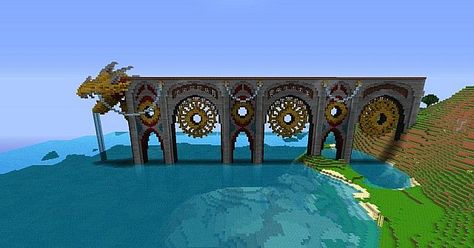 Minecraft Steampunk, Architecture Structure, Structure Building, Floating Architecture, Minecraft Structures, Canopy Architecture, Minecraft Castle, Minecraft Medieval, Minecraft Plans