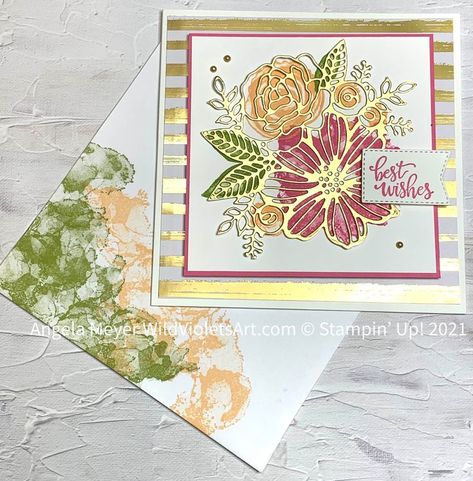 Su Artistically Inked Cards, Stampin Up Artistically Inked Cards, Artistically Inked Stampin Up Cards, Stampin Up Artistically Inked Bundle, Artistically Inked Stampin Up Cards 2021, Detailed Floral Thinlits Dies Cards, Su Textured Floral, Aall & Create Washi Tape Cards, Wild Violets