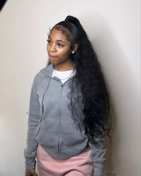 Bundle Ponytail Hairstyles Black Women, Bundle Ponytail Hairstyles, Quick Weave Ponytail Hairstyles, Half Up Half Down Quick Weave, Black Girls Hairstyles Weave, Weave Ponytail Hairstyles, Sleek Ponytail Hairstyles, Weave Ponytail, Quick Weave Hairstyles