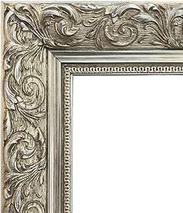 Art Deco Frames, Wall Picture Frame, Ornate Picture Frames, Picture Frame Sizes, Empty Frames, Silver Picture Frames, Wall Picture, Picture On Wood, Picture Frame Wall