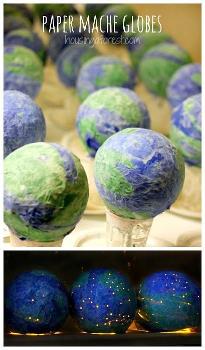 Paper Mache Crafts For Kids, Earth Day Ideas, Earth Day Projects, Paper Mache Projects, Earth Day Crafts, Earth Day Activities, Paper Mache Crafts, Kids Writing, Diy Blog