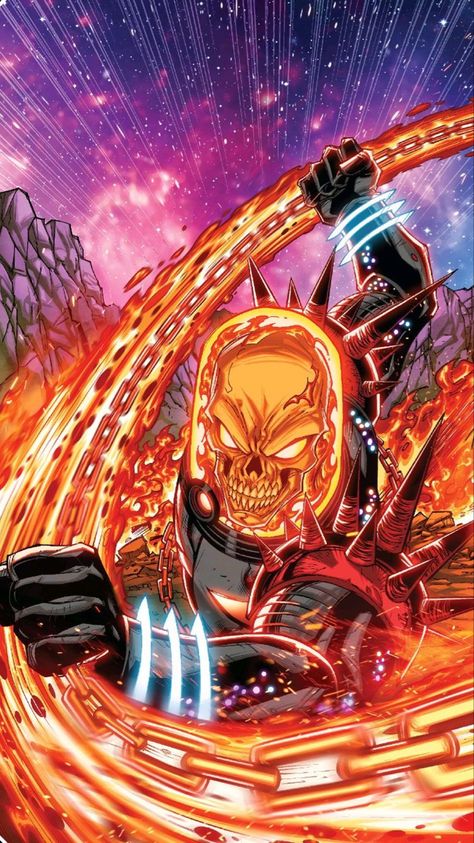 Cosmic Ghost Rider Wallpaper, Ghost Rider Comic Wallpaper, Cosmic Ghost Rider Art, Ghost Rider Wallpapers, Ghost Rider Art, Ghost Rider 2099, Cosmic Ghost Rider, Ghost Raider, Daily Bugle