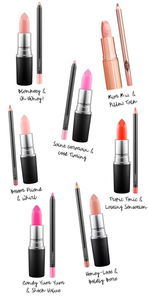 Mac Lipstick And Liner Combo, Lip Liner And Stick Combo, Lipstick And Liner Combo, Liner And Lipstick Combos, Lip Liner And Lipstick Combos, Lipstick Combos, Lip Liner And Lipstick, Lipstick Guide, Mac Lip Liner