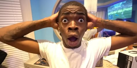 Shocked Black Guy Meme, Explained Shocked Face Meme, Surprise Meme, Shock Meme, Shock Pictures, Wow Meme, Crazy Meme, Hand On Head, Image Meme, Surprise Face