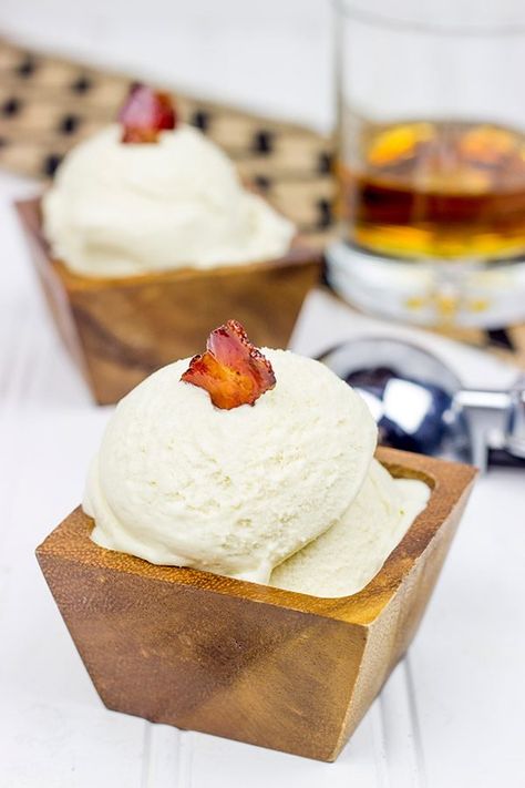 Maple Bourbon Ice Cream, Bourbon Ice Cream, Maple Ice Cream, Eggnog Ice Cream, Friends Cheers, Maple Candy, Awesome Desserts, Maple Bourbon, Ice Cream Mixture