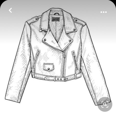 How To Draw Jackets, Leather Jacket Drawing, Jacket Sketch, Ink Fashion Illustration, Contour Art, Black Contour, Jacket Drawing, Fashion Vector, Fashion Drawing Sketches