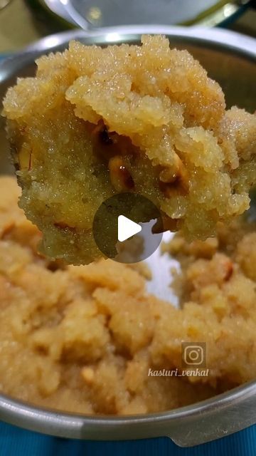 Kasturi Bhai Venkatramanan Pillai on Instagram: "Sunday Special - One shot Rava Kesari 😉

The easiest recipe I have ever stumbled upon!
Full credits to Mrs Chithra Viswanathan, her Ask Chitvish facebook page is a valuable treasure for any cuisine connoisseurs!

Extremely simple - have made this in a smaller portion to suit my family of 4. 
1/2 cup rava 
1/4 cup ghee
A handful of chopped cashew
Add all of the above to a pressure cooker simultaneously, stir in low flame until the cashews turn golden brown.
Takes max 5minutes.

In the meantime, in a separate pot, boil :
1 cup sugar 
1.5 cups water 
A generous pinch of cardamom powder
A pinch of saffron (I've soaked them in water). You may also add kesari colour - your wish (I didn't)
Let the sugar dissolve, no need to thicken & etc.

Next, p Rava Kesari Recipe Video, Rava Kesari Recipe, Rava Recipes, Kesari Recipe, Rava Kesari, Kalakand Recipe, Sunday Special, Tasty Recipes Videos, Healthy Homemade Recipes