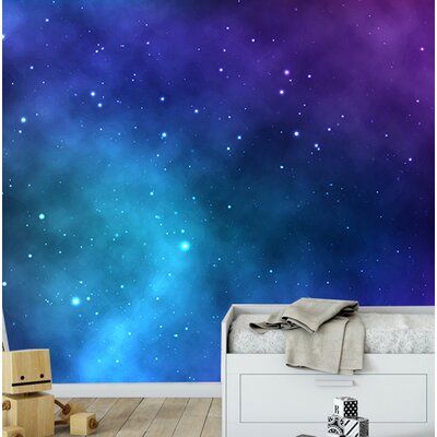 Galaxy Nursery, Galaxy Bedroom, Galaxy Room, Wood Barn Door, Curtain Styles, Barn Door Designs, House Makeover, Space Bedroom, Window Planter Boxes