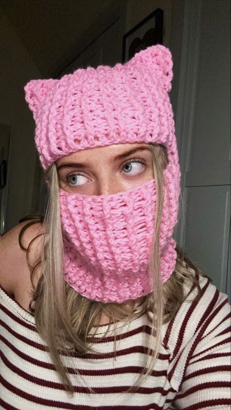 cat ear mask, ski mask, crochet, handmade Crochet Catwoman Mask, Cat Ear Ski Mask, Crochet Sheisty Mask, Crochet Ski Masks, Cat Ear Balaclava Crochet, Crochet Cat Balaclava, Cat Balaclava Crochet, Diy Ski Mask, Crochet Ski Mask Free Pattern