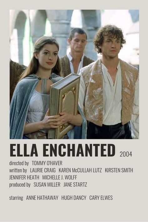 Film Polaroid, Ella Enchanted, Film Recommendations, Movies To Watch Teenagers, Not Musik, Iconic Movie Posters, Movie Card, Girly Movies, Film Posters Minimalist