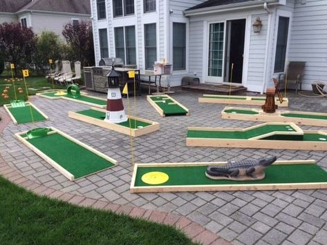 Mini Golf At Home | Deemples Golf Portable Mini Golf, Mini Putt, Golf Card Game, Dubai Golf, Putt Putt Golf, Crazy Golf, Miniature Golf Course, Golf Event, Mini Golf Course