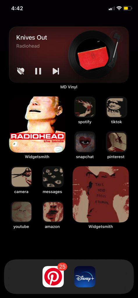 The Bends Wallpaper, Radiohead Homescreen, Rock Iphone Layout, Phone Decoration Ideas Homescreen, Radiohead The Bends Wallpaper, Radiohead Widget, Radiohead Themed Phone, Punk Iphone Layout, Radiohead Wallpaper Iphone