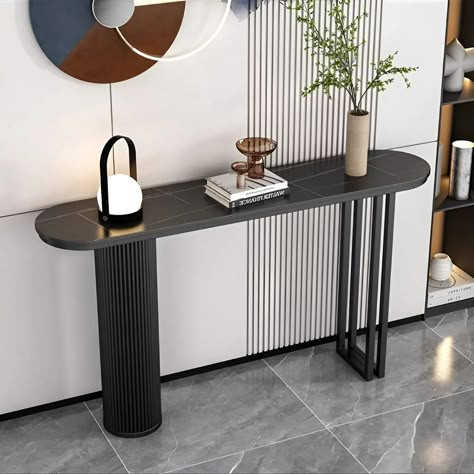 Alvis Home Decor (@alvishomedecor) • Instagram photos and videos Narrow Bar Table, Narrow Bar, Modern Entry Table, Entrance Console Table, Entrance Console, Italian Living Room, Console Sofa Table, Elegant Entryway, Italian Living