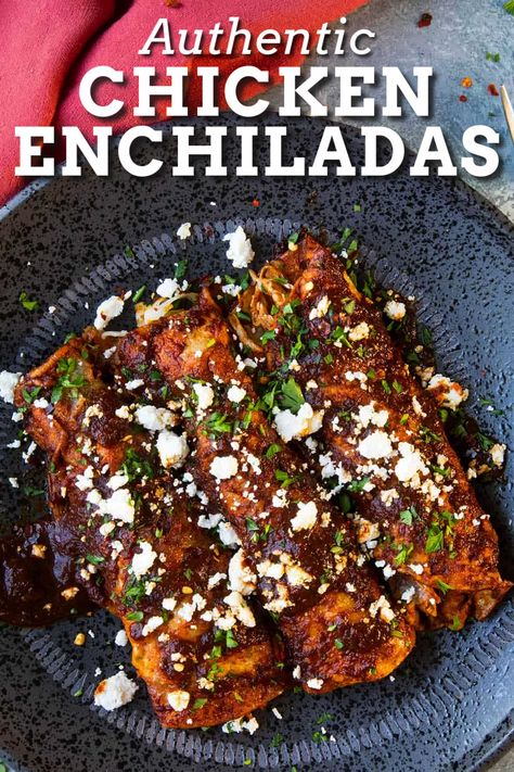 Mexican Red Enchiladas, Authentic Red Enchiladas, Authentic Mexican Chicken Enchiladas, Corn Tortilla Enchiladas Chicken, Red Chile Chicken Enchiladas, Grilled Chicken Enchiladas, Mexican Chicken Enchiladas Authentic, Authentic Enchiladas Chicken, Mexican Red Chicken