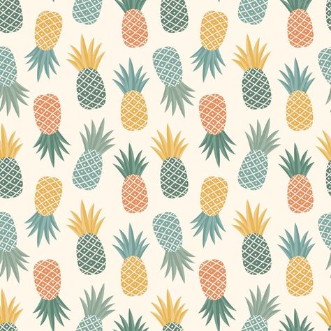 Premium Vector | Vector pineapple tropical fruit seamless pattern vintage style can be used for print fabric textile wrapping paper etc Pineapple Pattern, Fabric Textile, Tropical Fruit, Vector Photo, Print Fabric, Vintage Patterns, Seamless Pattern, Premium Vector, Wrapping Paper