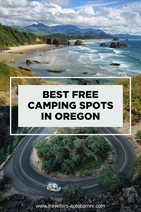 Are you ready to leave city life behind and get that off-grid experience? 

Below, you’ll find the best free camping spots in Oregon, along with the facilities and nearby attractions you’ll find at each, making planning your road trip easier than ever and making sure you keep more of your hard-earned cash in your pocket! Camping Oregon, Los Angeles Road Trip, San Francisco Road Trip, Oregon Camping, Campervan Rental, Best Campgrounds, Winter Road, Las Vegas Trip, Free Camping