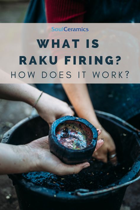 Raku firing is an ancient Japanese ceramics technique that has been used for many centuries to create a very unique finish to wares. The Raku technique dates back to the 16th century, traditionally crafted by hand and not thrown on a potter's wheel. We explain more in this article. #rakufiring #pottery Raku Firing Pottery, Raku Pottery Tutorials, Raku Pottery Sculpture, Raku Pottery Ideas, Raku Ideas, Classy Crafts, Pottery For Beginners, Pottery Process, Raku Technique