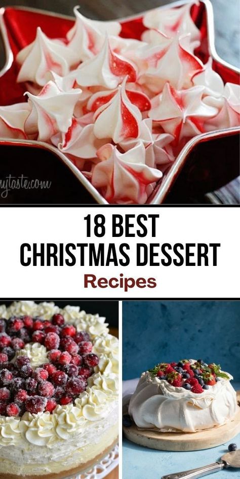 🍪 Christmas Dessert Recipes: Make your holiday season even sweeter with these homemade Christmas desserts! 🎁 Perfect for gifting or sharing at your Christmas party 🎉, these easy-to-make treats will wow your guests! 🎄 #ChristmasDesserts #HolidayTreats #FestiveSweets Must Try Desserts, Easy Homemade Christmas Desserts, Easy Desserts For A Crowd Christmas, Quick And Easy Desserts For Parties, Desserts For Christmas Party Easy, Desserts To Bring To A Dinner Party, Desert Ideas Christmas, Easy Holiday Desserts For A Crowd, Easy Christmas Dessert For A Crowd