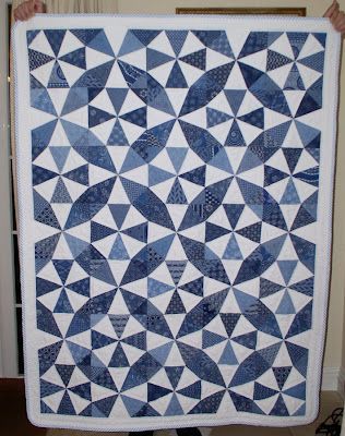 Indigo Quilts, Indigo Quilt, Bird On A Wire, Nautical Quilt, Kaleidoscope Quilt, Two Color Quilts, 3 Cats, Geometric Quilt, String Quilts