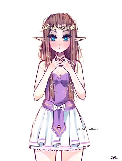 She's so cute AHH <3 Princess Zelda Fanart, Kakariko Village, Zelda Fanart, Princesa Zelda, Nintendo Fan Art, Zelda Twilight Princess, Nintendo Characters, Wind Waker, Zelda Art