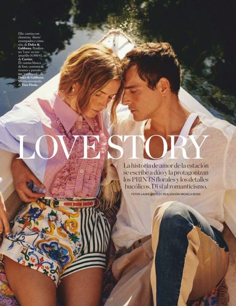 Cato Van Ee ELLE Spain Romantic Couple Style Fashion Editorial Vogue Prints, Couple Magazine, Paris Moodboard, Fashion Editorial Couple, Couple Editorial, Sunday Picnic, Elle Spain, Grazia Magazine, Spain Fashion