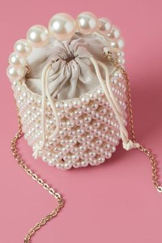 Pearl Clutch Bag, Hand Beaded Bag, Statement Handbag, Sac Diy, Free Crochet Bag, Crystal Bags, Potli Bags, Women Purse, Pearl Bag