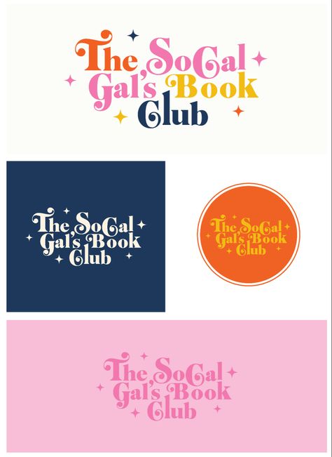 Womens Book Club in Orange County Logo Design Book Club Graphic Design, Book Club Logo Design, Book Club Logo, Book Club Aesthetic, Womens Book Club, Fonts Ideas, Book Logo, Clubbing Aesthetic, The Book Club