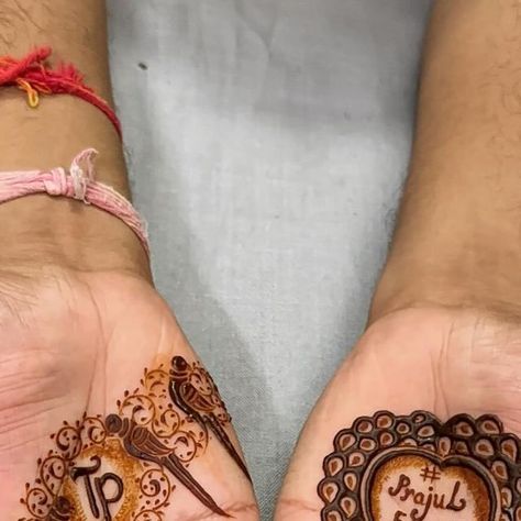 shruti gada on Instagram: "Mehendi done for bride’s brother !!!

For bridal mehendi orders bookings and classes contact on 7709919977.

Make your event more memorable with Shruti Gada and team.

#brother #brothersisterlove #loveforever #weddings #design #designinspo #professionalmehendiartist #shrutimehendiartist #heena2024" Brother And Sister Love, Mehndi Designs, Design Inspo, How To Memorize Things, Make It Yourself, Instagram, Design