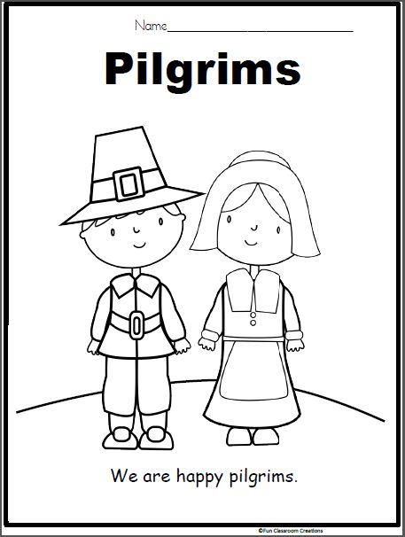 Pilgrim Coloring Page for Kindergarten Pilgrims Preschool, Pilgrim Activities, Thanksgiving Math Kindergarten, Pilgrim Crafts, Palette Playground, Kindergarten Drawing, Pilgrims And Indians, Kindergarten Coloring, Thanksgiving Activities Preschool