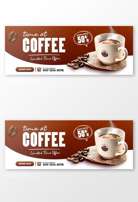 Coffee Shop Facebook Cover Page Template#pikbest#Templates#Others#Others Shop Banner Design, Coffee Poster Design, Fb Banner, Cover Page Template, Facebook Cover Design, Coffee Menu, Creative Coffee, Business Banner, Shop Layout