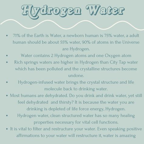 🧬💦 hydrogen water brings life and light back to your water 🫧 when we drink beautiful, clean water structured water we are giving our cells high quality goodness to make us more vital, vibrant, giving, creative people 💗 Let’s chat water, I have so much to share 🪷 #lumivitae #hydrogenwater #cleanwater #hydrogen #liquidlight Structured Water, Hydrogen Water, Food Plan, Living Water, Healthy Meal Plans, Creative People, Clean Water, Healthy Food, Health And Wellness