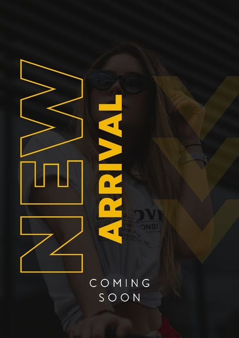 Coming Soon Poster For Clothing Brand, Stay Tuned Poster Design, Stay Tune Poster, Clothing Brand Social Media, New Arrivals Poster, Coming Soon Logo, School Ads, New Arrivals Coming Soon, Social Media Campaign Design