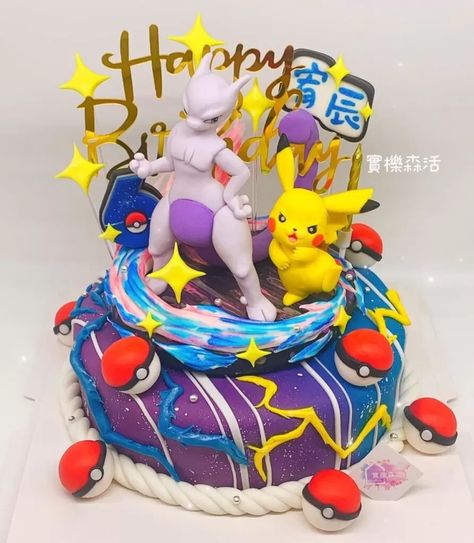 pokemon birthday cake Arceus Pokemon Cake, Mewtwo Cake Pokemon, Pokemon Cakes Birthday Boys, Pokemon Birthday Cake Boys, Pokémon Cakes, Pokemon Cakes, Pokémon Cake, Soccer Birthday Cakes, Pokemon Themed Party