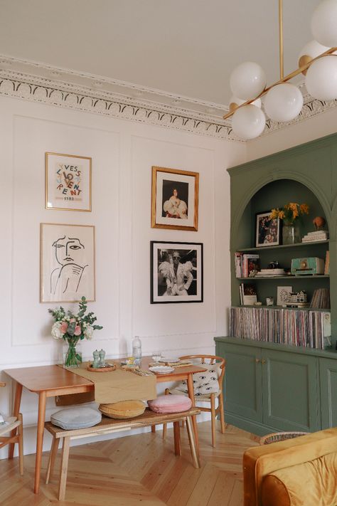 Small Living Room With Dining Area, Apartment Dining Area, Small Living Dining, Kate Spiers, Tiny Dining Rooms, Apartment Dining Room, Apartment Dining, Small Dining Table, My Favourite Things