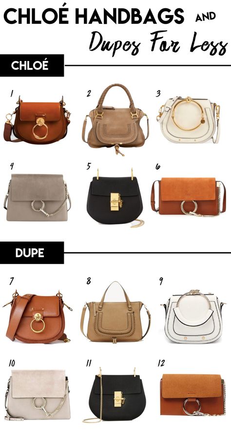 Designer Chloe Faye Drew Marcie handbags and their less expensive purse dupes Handbags Closet, Simple Purses, Purses Aesthetic, Aesthetic Handbags, Affordable Handbags, Expensive Purses, Closet Luxury, Affordable Aesthetic, Aesthetic Bags