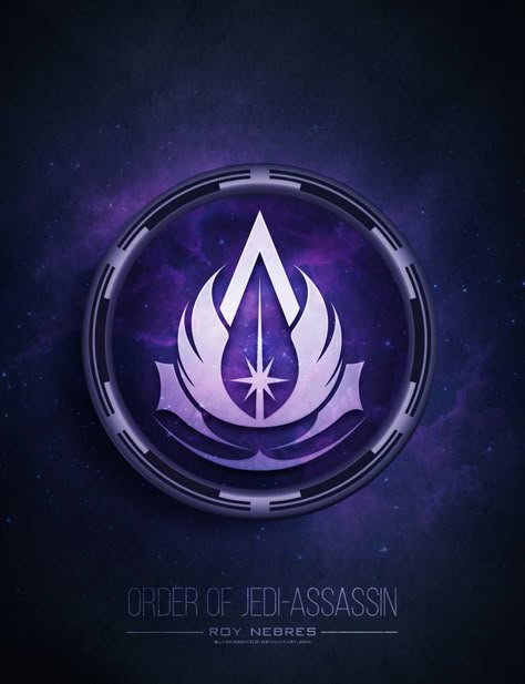 Order of Jedi-Assassin by blackcrow03 on DeviantArt Myself Tattoo, Assassins Creed Tattoo, Jedi Symbol, Assassins Creed Logo, Star Wars Symbols, Assassin's Creed Wallpaper, Assassins Creed Art, Jedi Order, Star Wars Facts