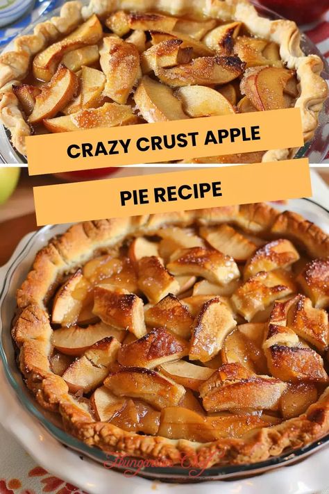 Crazy Crust Apple Pie Recipe – Hungarian Chef 1 Crust Apple Pie, Crazy Crust Apple Pie, Crazy Pie Crust, Crazy Crust Pie Recipe, Hungarian Food, Canned Apples, Apple Pie Recipe, Apple Pie Spice, Hungarian Recipes