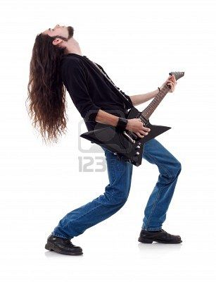 great hair! Punk Poses, Metalhead Guy, Drawing Poses Male, Guitar Drawing, Human Reference, Human Poses Reference, Best Photo Poses, Photo Poses For Couples, Figure Poses