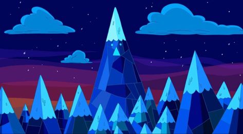 adventure time ice king mountains Adventure Time Clouds, Adventure Time Background Landscape, Adventure Time Scenery, Cartoon Landscape Backgrounds, Adventure Time Scenes, Adventure Time Landscape, Desktop Pics, Adventure Time Background, Time Background