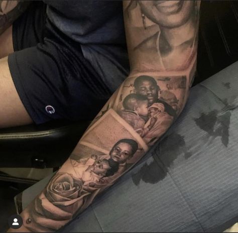 Mount Rushmore Tattoo, Portrait Tattoo Sleeve, Black Men Tattoos, Sleeve Tattoos For Guys, Forearm Sleeve Tattoos, Half Sleeve Tattoos For Guys, Forearm Sleeve, Tattoos For Black Skin, Half Sleeve Tattoos