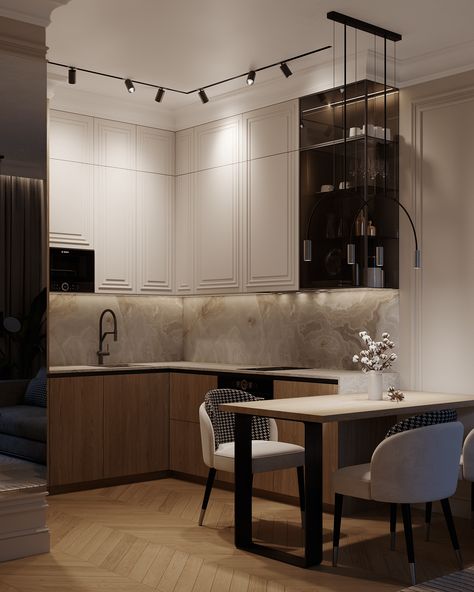 Interior Design 50 M2, 50m2 Apartment Ideas, Apartment 60m2, Apartment 50m2, 50 M2 Apartment, 50m2 Apartment, Interior Desig, Flat Interior, Kitchen Dinning