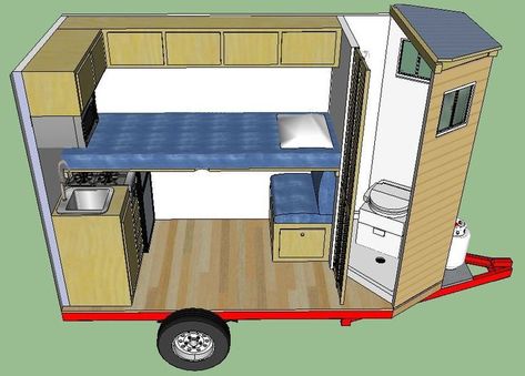 Diy Camping Trailer, Enclosed Trailer Camper, Cargo Trailer Camper Conversion, Homemade Camper, Diy Camper Trailer, Cargo Trailer Camper, Tiny House Camper, Trailer Diy, Kombi Home