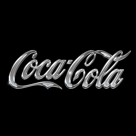 Credit-HimeshR69
#chrome #logo #cocacola #art #design Coca Cola Aesthetic, Cola Aesthetic, Coca Cola Logo, Chrome Logo, Coca Cola Bottles, Coca Cola, Ios, Art Design, Screen