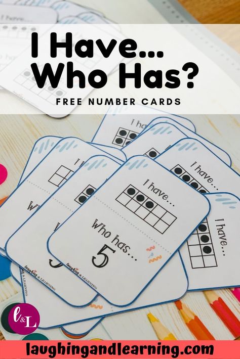 Printable Math Games! - Are you looking for a fun and engaging game to get your learners laughing and learning while they work on their number recognition and subitizng skills? Look no further! This I Have....Who Has game is the perfect way to practice! Educational Math Games, Printable Math Games, Preschool Math Games, Grade 1 Math, Kindergarten Math Games, Numbers Kindergarten, Math Games For Kids, Math Intervention, Kindergarten Games