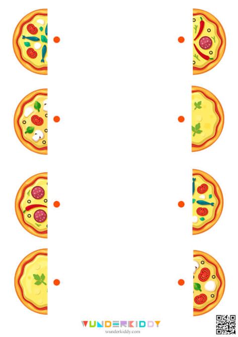 Letter S Crafts, Printable Pizza, Activity For Kindergarten, Easy Toddler Activities, Kids Worksheets Preschool, Kindergarden Activities, Preschool Age, Letter Activities, Matching Activity