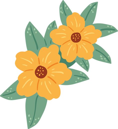 Hand drawn yellow flower vector Flower Painting Tulip, Yellow Flower Painting, Sunflower Accessories, Flower Png Images, Flower Sketch, Sunflower Drawing, Yellow Plants, Flower Pens, Flower Vector